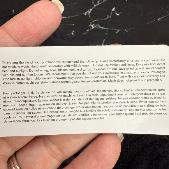 NWT Women's FANTASIE Ottawa High-Waist Bikini Bottoms Black | Size L - Picture 12 of 12